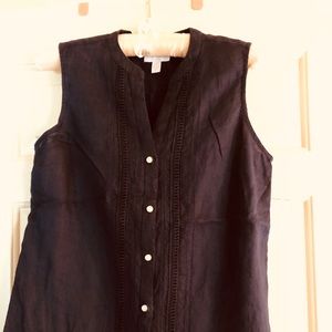 Charter Club linen top